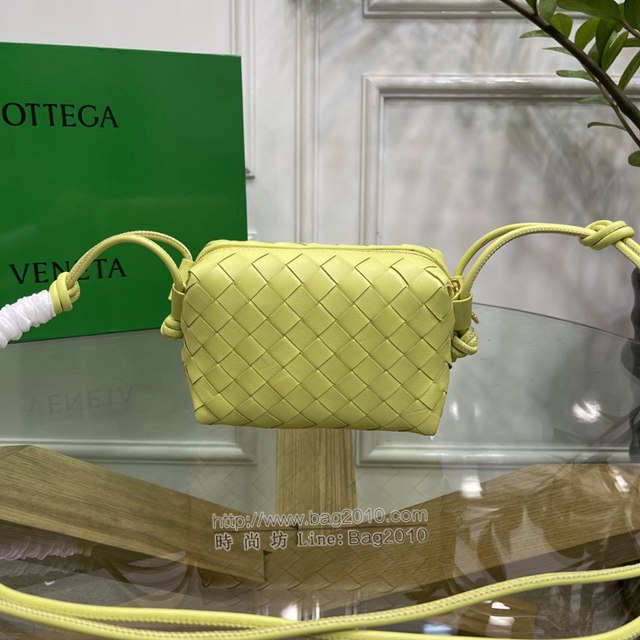 Bottega veneta高端女包 98090 寶緹嘉新款編織小方包 BV經典款編織小號肩背女包  gxz1316